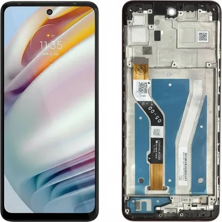 Tela Display Frontal Compativel Moto G60 Nacional Com Aro
