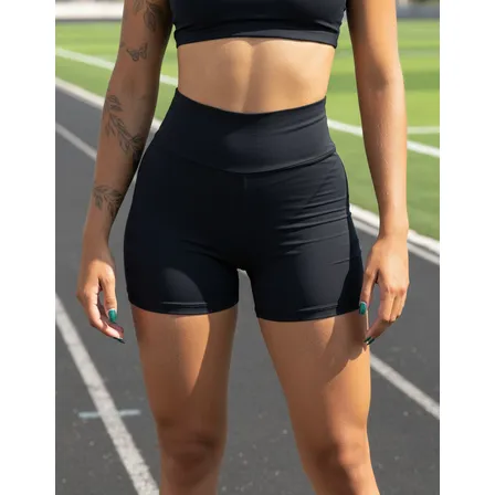 Bermuda De Lycra Feminino Academia Treino C/ Cós E Com Cós