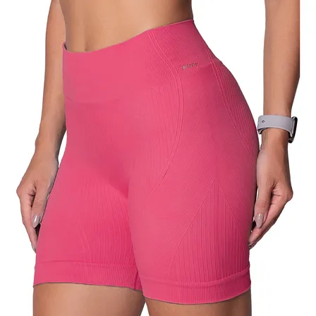 Short Selene Sem Costura Bermuda Grossa Sem Transparência