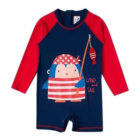 Roupa De Praia Infantil Menino Macacão Surfista Uv50 Tip Top