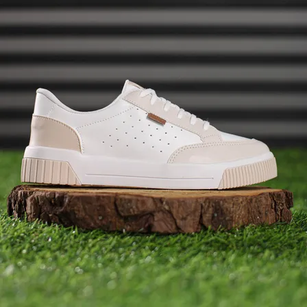 Tênis Anacapri Mist Sport Birkie Branco E Nude - Feminino