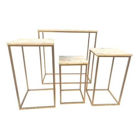 4 Mesas Quadradas Para Decoração De Festas