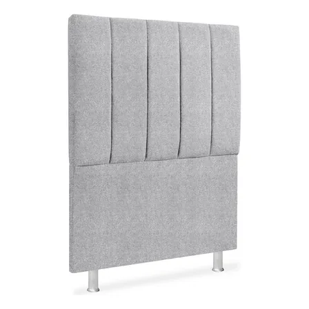 Cabeceira Estofada Cama Box Solteiro Alice 90cm Linho