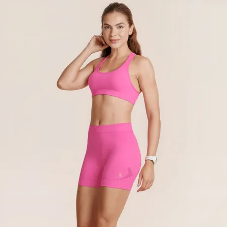 Conjunto Short E Top Academia Feminino Zero Transparência