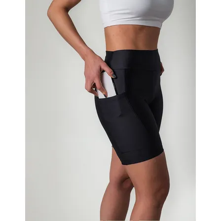 Shorts Feminino Com Bolsos Para Corrida Suplex Fitness