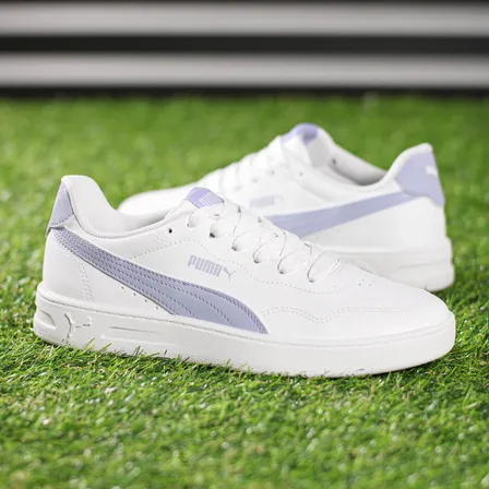 Tênis Puma Court Lally Bdp Branco E Lilás - Feminino