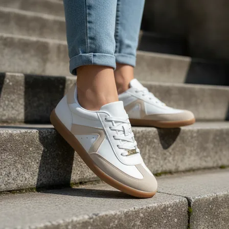 Tênis Vizzano Samba Branco Feminino Casual Confortável