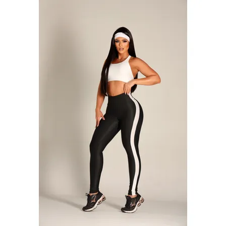 Conjunto Fitness Zero Transparência Calça Legging + Top