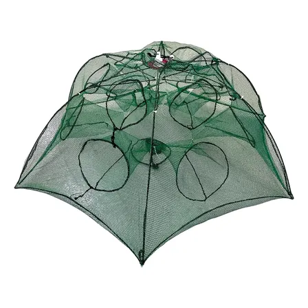 Covo Armadilha Peixes Camaroes Siri Lambai Alevinos 10 Furos