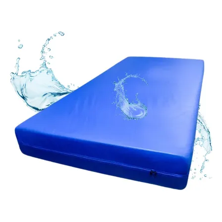 Capa Colchão Impermeável Azul Emborrachado Prmoção D Fabrica