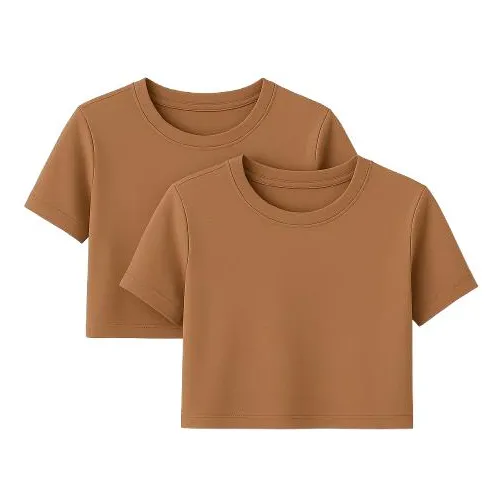 Kit 2 Blusas Skin Cropped Insider - Gênero Feminino