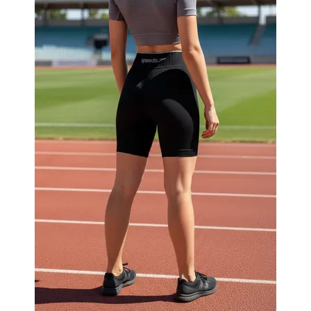 Bermuda Feminina Speedo Sem Costura Academia Sustentação