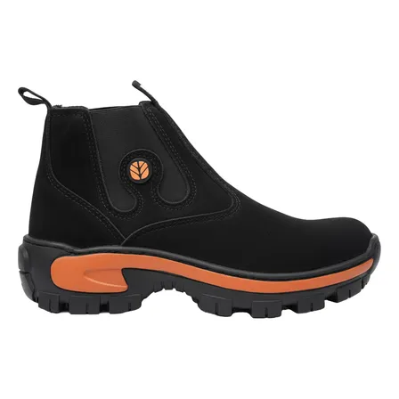 Botina Bota Coturno Masculino Verão Trabaho Bruto Roça Obra