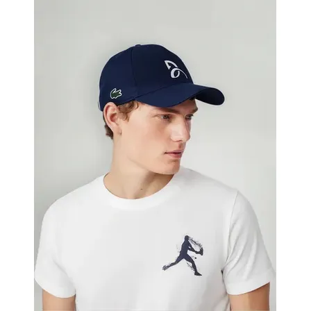 Kit Lacoste Conjunto Camiseta E Boné Tênis X Novak Djokovic