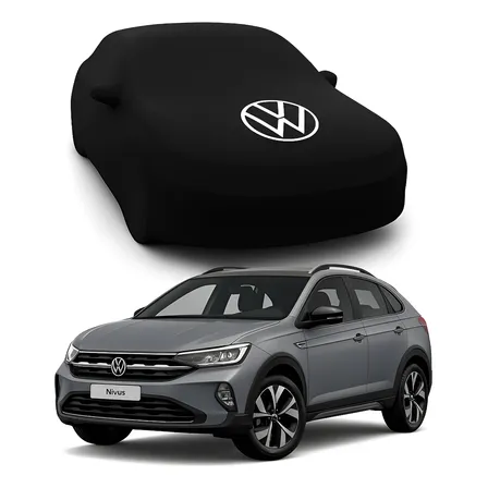 Capa Cobrir Carro Helanca Premium Proteção Nivus Golf + Logo