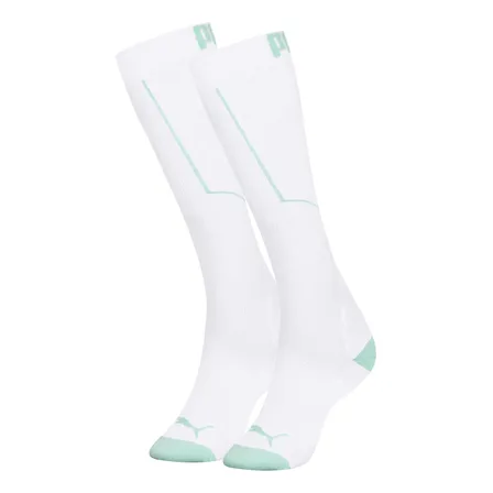 Meia 3/4 Puma Alta Compressão Circulação Original Cano Longo