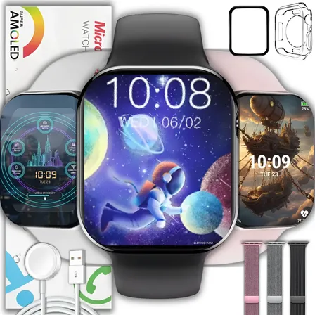 Relógio Smartwatch W11 Pro Modelo 11 Tela Amoled 1gb Chatgpt