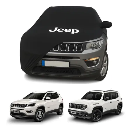 Capa De Cobrir Proteção Poeira Riscos Jeep Compass Uv50+