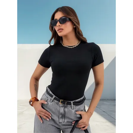 Blusa Academia Dia A Dia Básica Suplex Manguinha