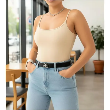 Blusa Feminina Alça Suplex Feminina Elegante Basica