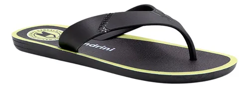 Chinelo Sandrini Wave Masculino Preto Leve Estiloso