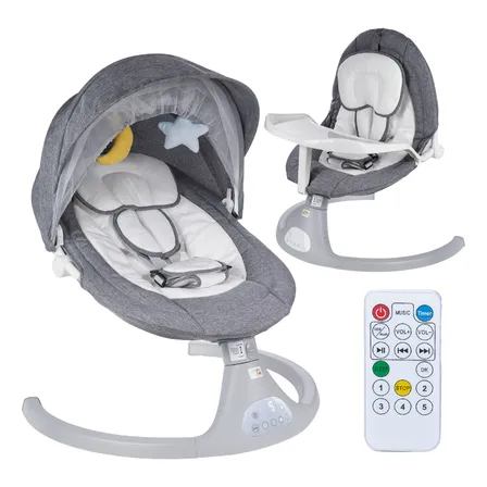 Cadeira De Balanco Elétrica Para Bebe Operação Remota