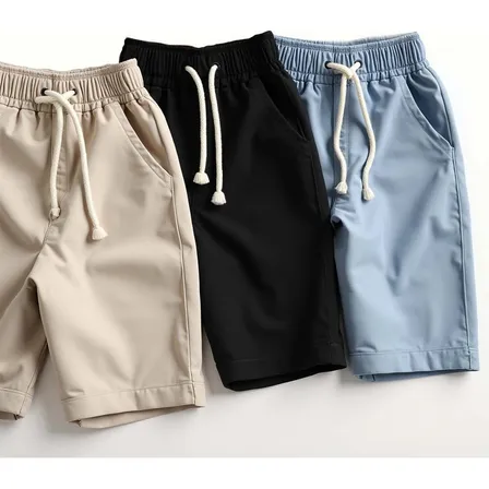 Kit 3 Short Masculino Linho Bermuda Casual Estilo Moda Praia