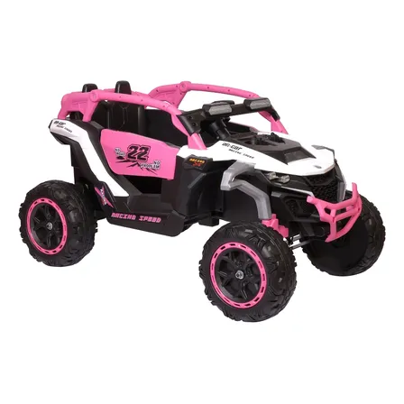 Carro Elétrico Infantil Buggy Adventure 12v Zippy Toys - Rosa