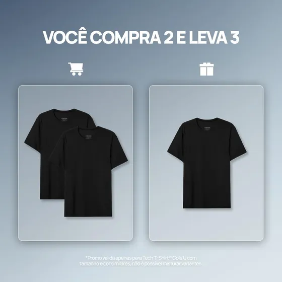 Compre 2 Camisetas Techs T-shirts Masculina Insider E Leve 3