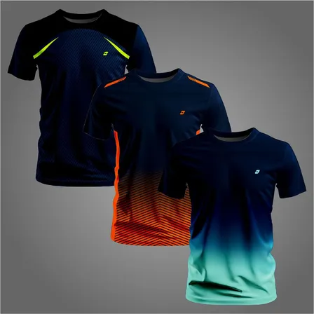Kit 3 Camisas Dry Proteção Uv Academia E Casual