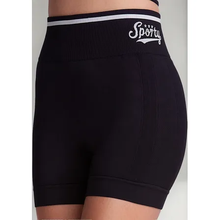 Shorts Bermuda Fitness Plié 85 Academia Feminina Sem Costura