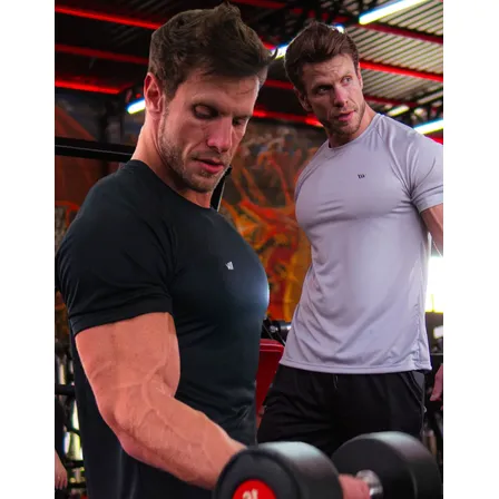 Kit 2 Camiseta Masculina Dry Fit Academia Treino Corrida Fit