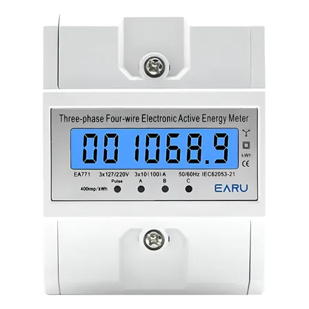 Relogio Medidor Consumo De Energia Trifásico 110/220/380v