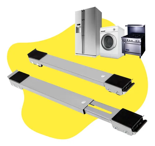 Suporte Base Geladeira Fogão Ajustável Máquina De Lavar Par