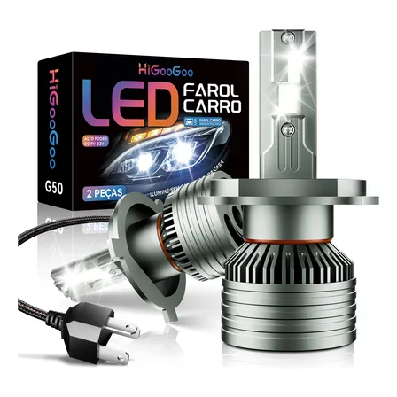 Higoogoo G50 150w Par Carro Farol H4 H1 H7 H11 Hb3 Hb4 H27
