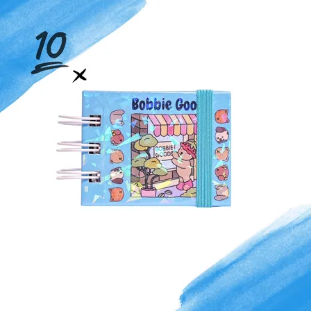 10 Chaveiros Mini Caderno De Colorir 42 Folhas Miniatura