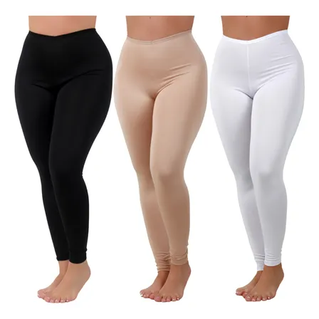 Kit 3 Calça Térmica Frio Inverno Segunda Pele Forro Anágua