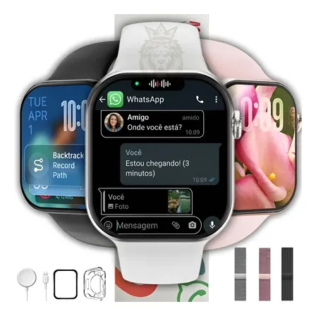 Relogio Smartwatch S11 Serie 11 47mm Chatgpt Gps Nfc Whatspp