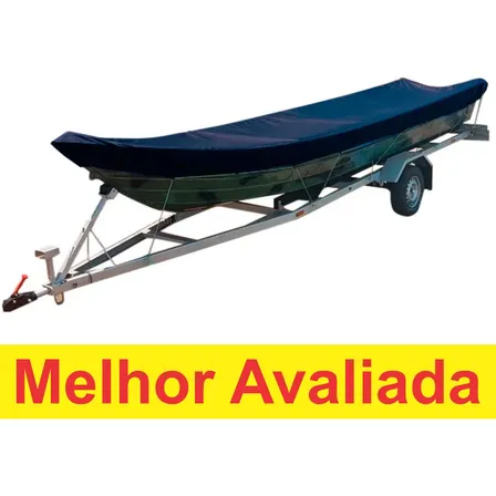 Capa Náutica Couro Barco 4 A 6 Metros