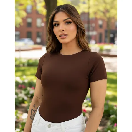 Blusa Manga Feminina Suplex Poliamida Premium Elegante