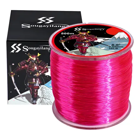 Linha De Pesca 500m Nylon Linha Monofilamento 0,14mm-0,50mm