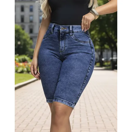 Bermuda Ciclista Feminina Levanta Bumbum