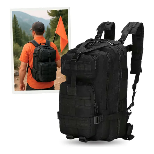 Mochila Tatica Militar Super Reforçada Viagem 30l Airsoft