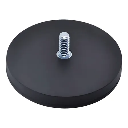 Fixador Magnético Emborrachado 66mm Macho Externa M6