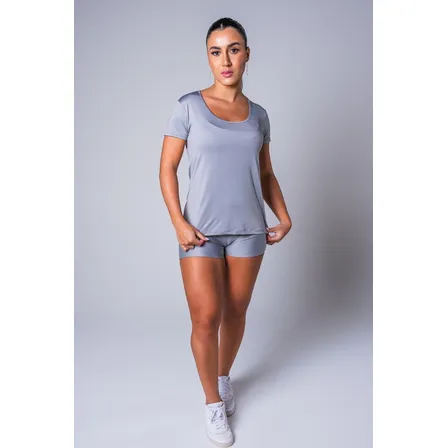 Camiseta Feminina Academia Dry Fit Treino Blusa Mullet