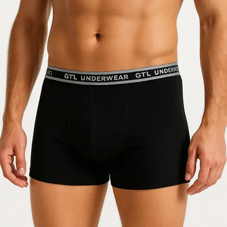 Kit Com 10 Cuecas Boxer Box Algodão Masculino Adulto Cotton