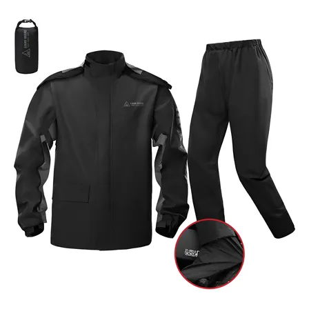 Capa De Chuva Impermeável Motoqueiro Com Capuz