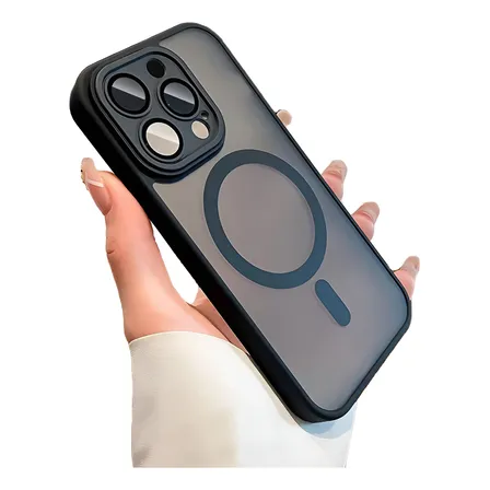 Capa Case Fosca Para iPhone Magsafe Premium Proteção Câmera