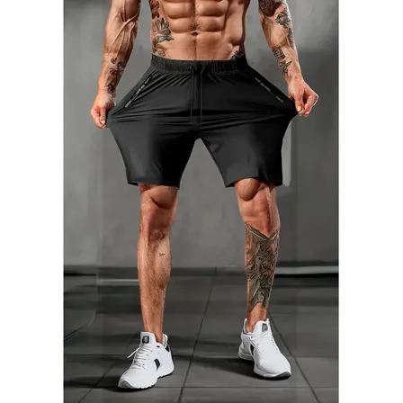 Bermuda Masculina Slim Fit Esportiva Fitness Para Academia