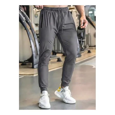 Calça Masculina Com Elastano Esportiva Fitness Slim Fit